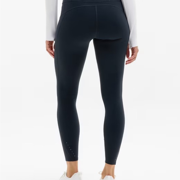 Athleta Rainer Tights size XS Women’s Navy Blue Side Zip Pockets Bundle and Save - Picture 5 of 11